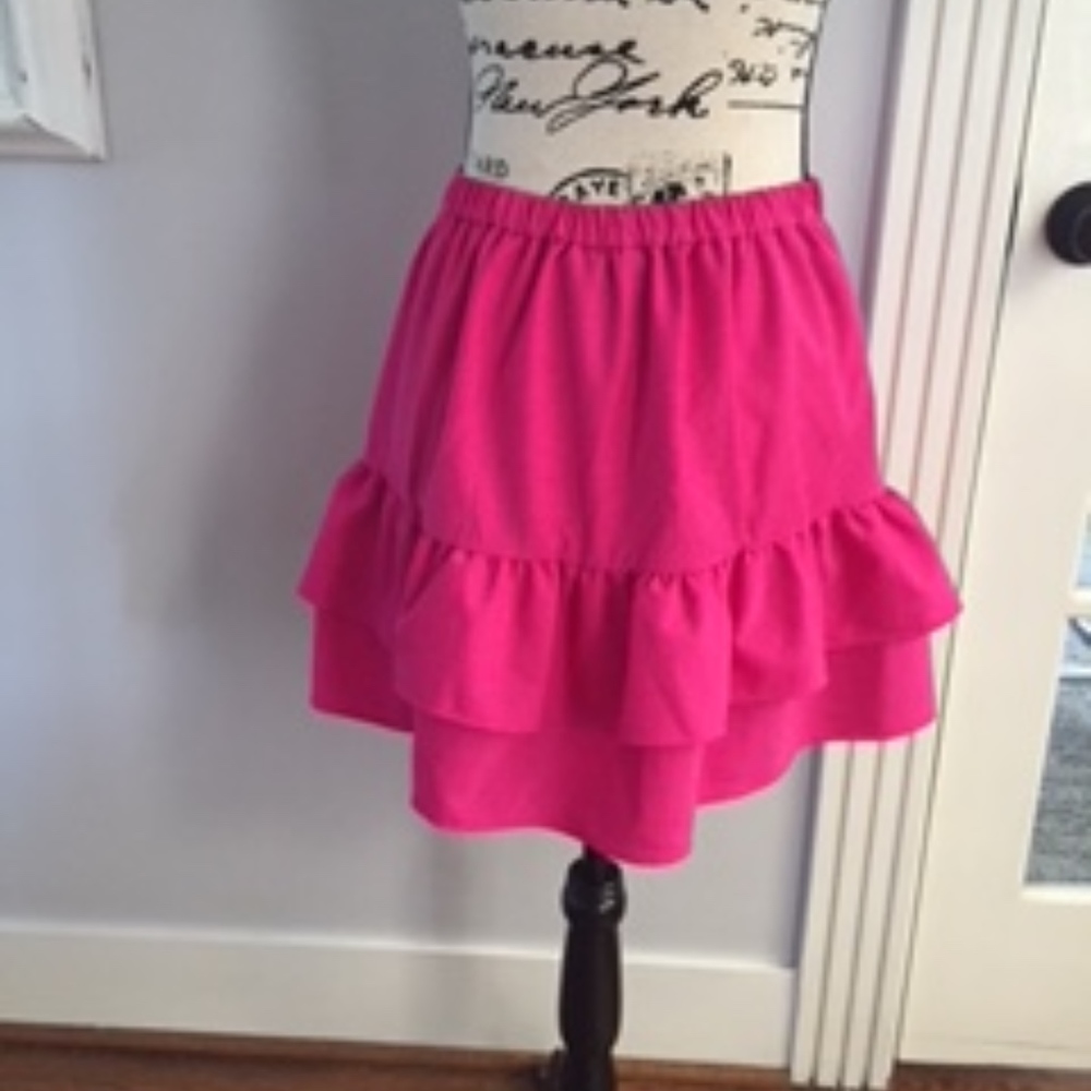 J Crew ruffle skirt - Picture 3 of 5